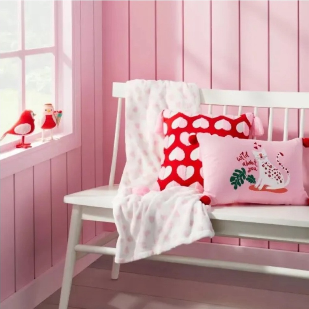 Target Spritz Valentine's Day Wild About You 18" Lumbar Throw Pillow